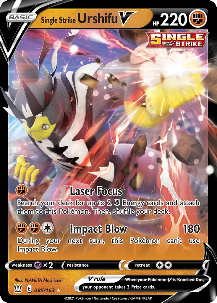 085/163 from Battle Styles Ultra Rare Pokemon Card
