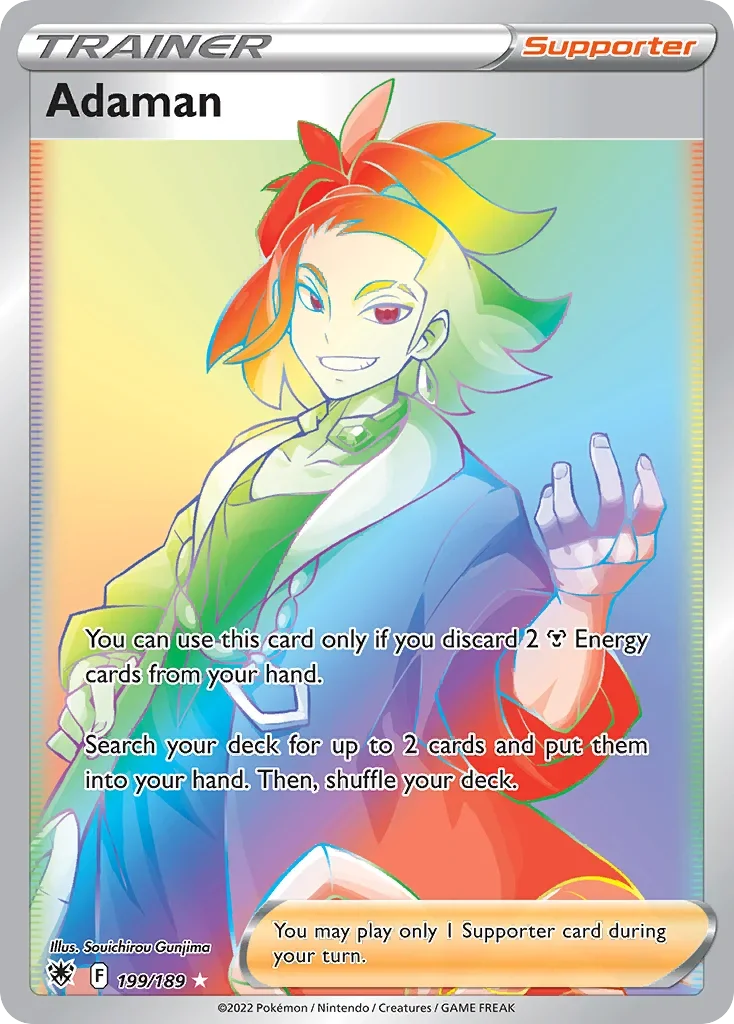 199/189 from Astral Radiance Rainbow Rare Trainer Card