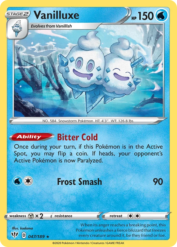 047/189 from Darkness Ablaze Rare Pokemon Card
