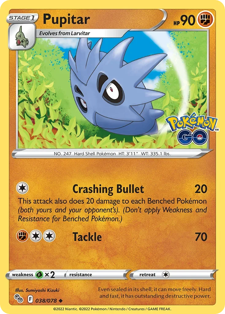 038/078 from Pokemon GO Uncommon Pokemon Card