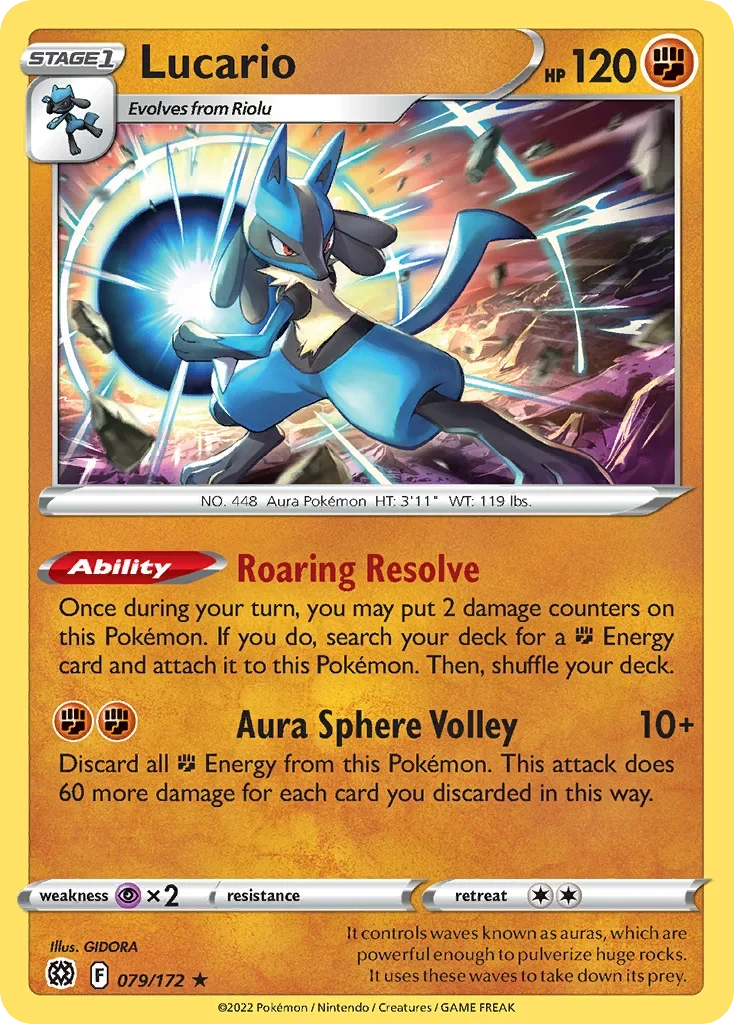 079/172 from Brilliant Stars Holo Rare Pokemon Card