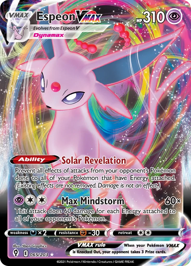 065/203 from Evolving Skies Ultra Rare Pokemon Card