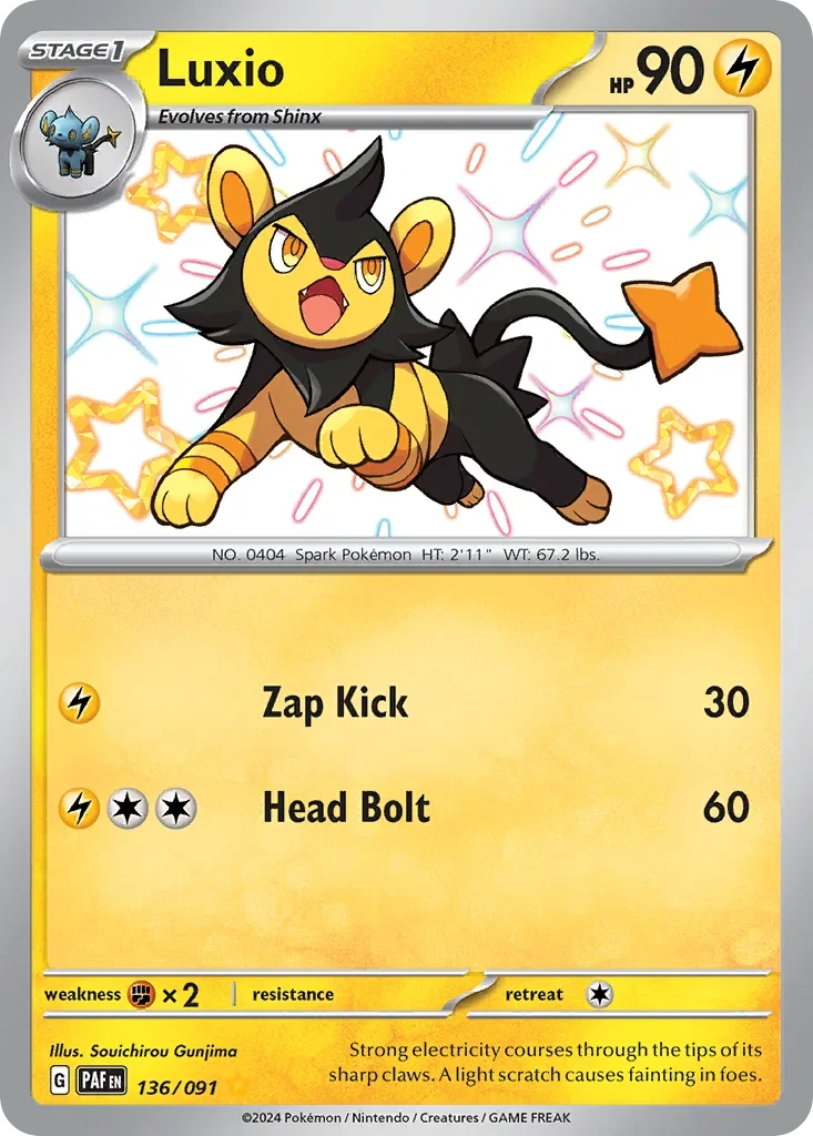 136/091 from Paldean Fates Shiny Rare Pokemon Card