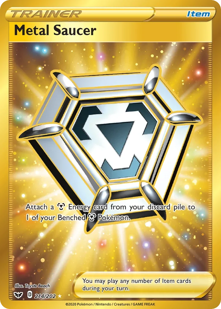 214/202 from Sword & Shield Gold Secret Rare Trainer Card