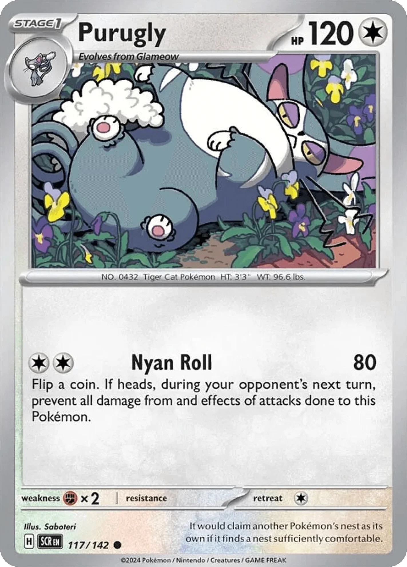 117/142 from Stellar Crown Card List Common Pokemon Card