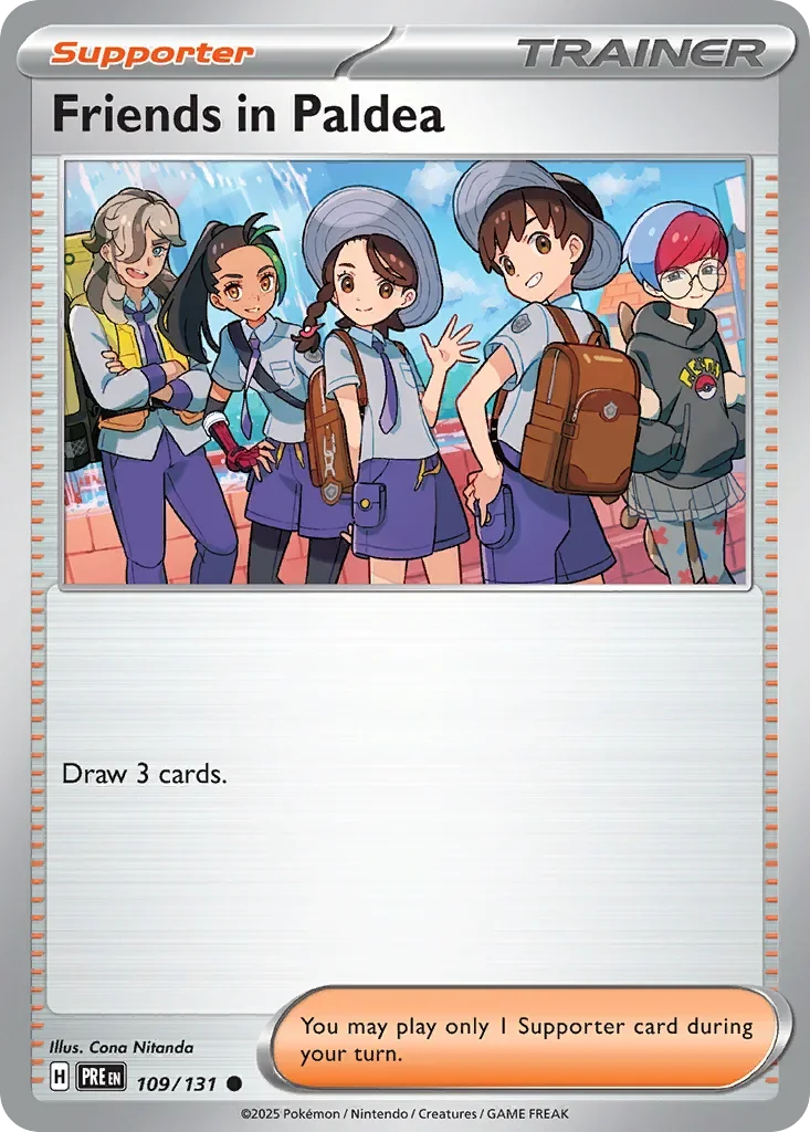 109/131 from Prismatic Evolutions Card List Common Pokemon Card