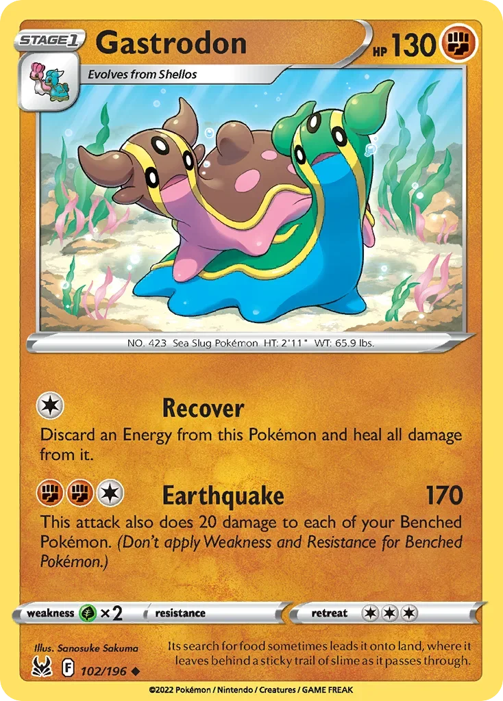 102/196 from Lost Origin Uncommon Pokemon Card