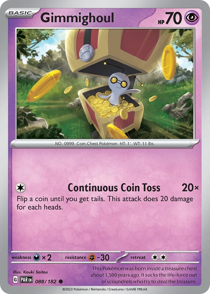 088/182 from Paradox Rift Common Pokemon Card