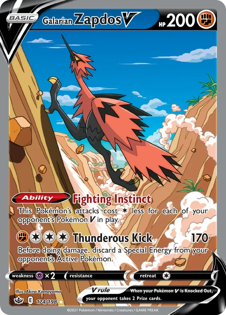 174/198 from Chilling Reign Alternate Art Pokemon Card
