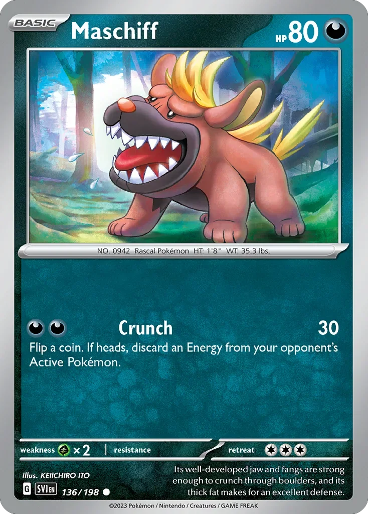 136/198 from Scarlet & Violet Common Pokemon Card