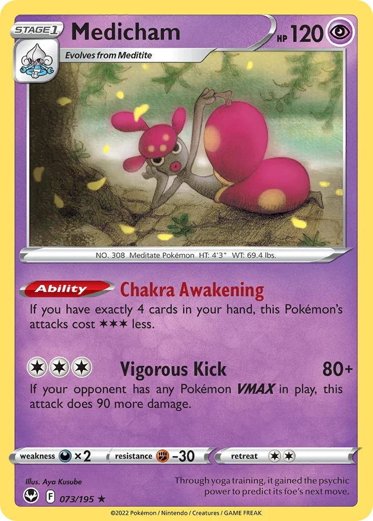 073/195 from Silver Tempest Holo Rare Pokemon Card