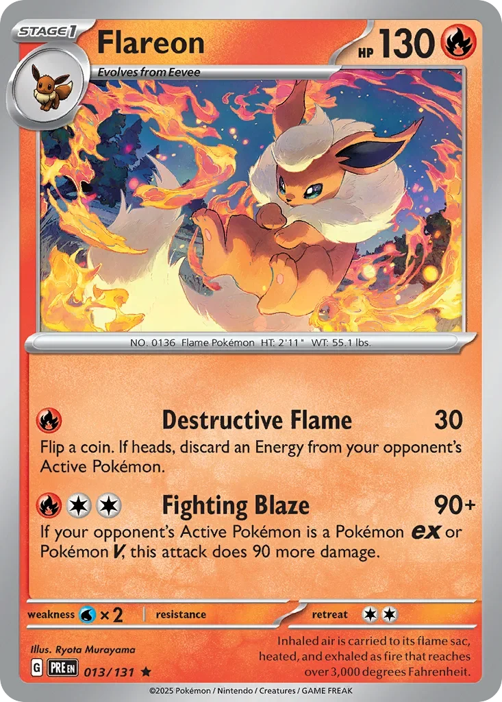 013/131 from Prismatic Evolutions Card List Rare Pokemon Card