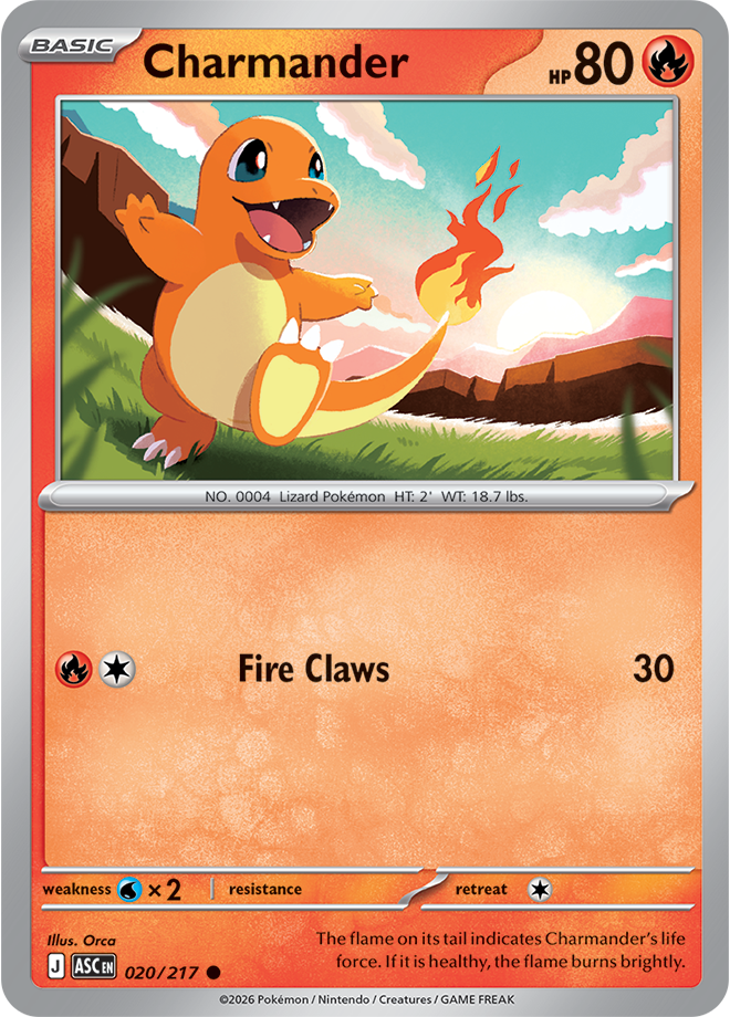 020/217 Charmander from Ascended Heroes Common