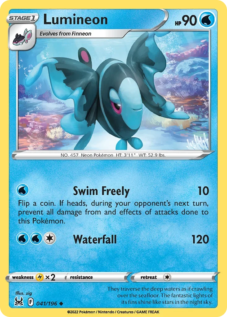 041/196 from Lost Origin Uncommon Pokemon Card