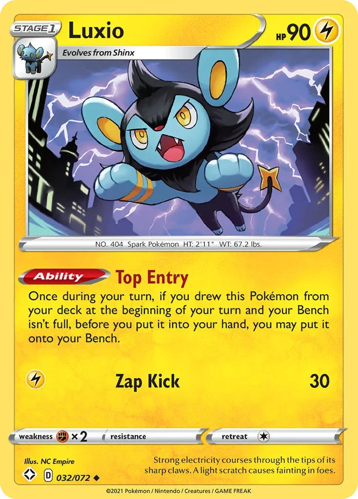 032/072 from Shining Fates Uncommon Pokemon Card