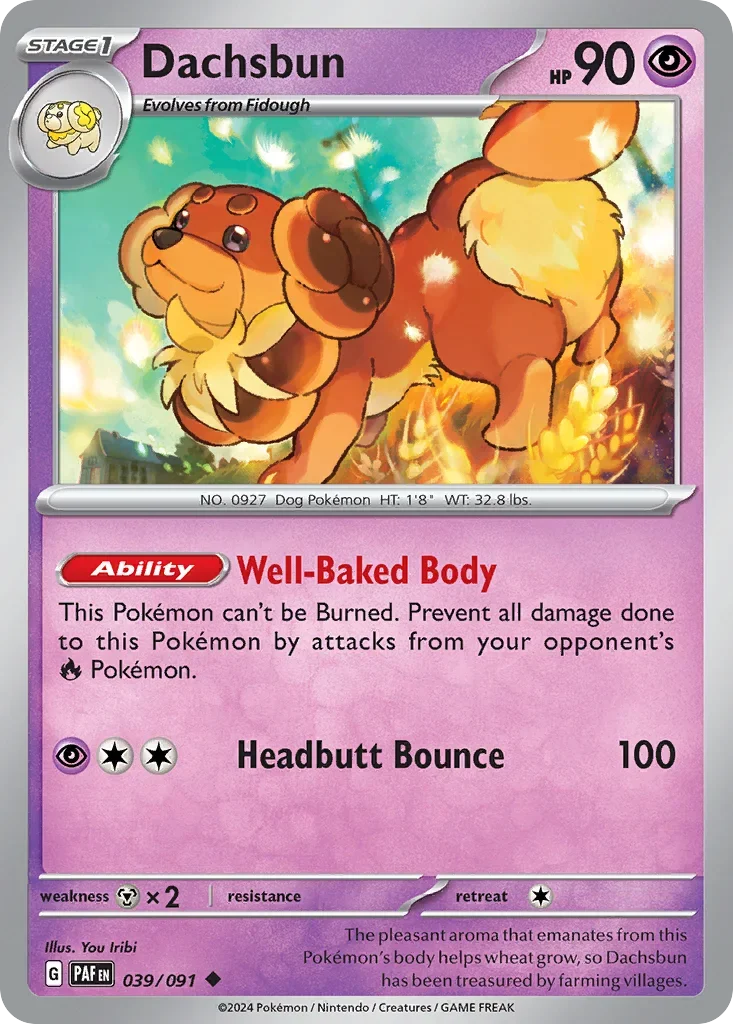 039/091 from Paldean Fates Uncommon Pokemon Card