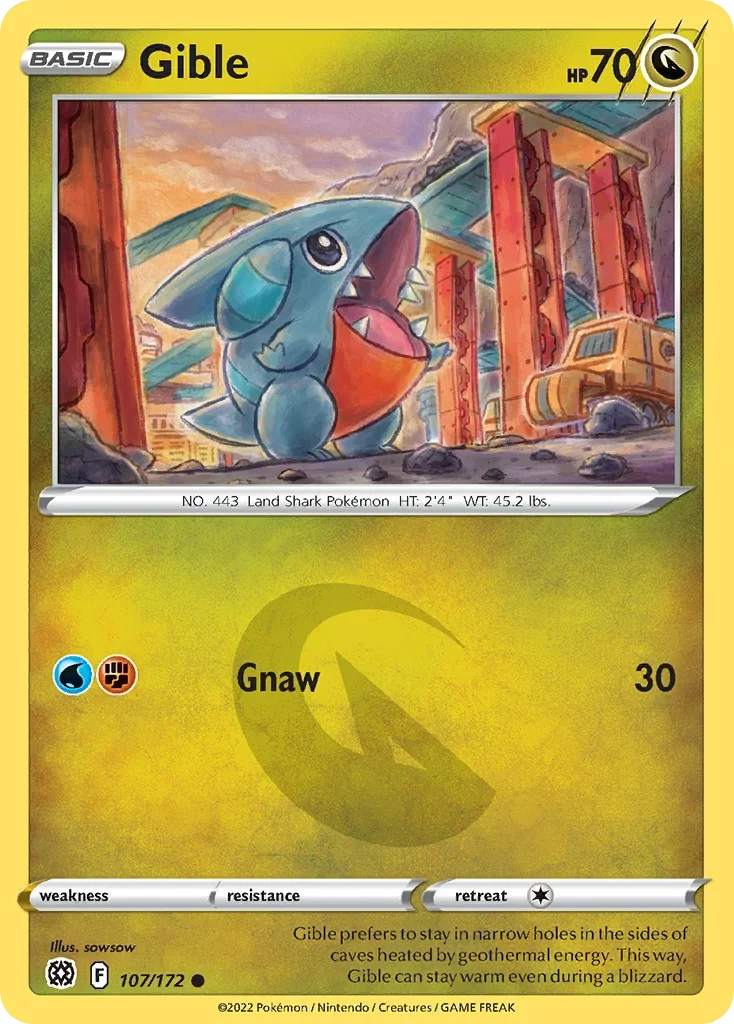 107/172 from Brilliant Stars Common Pokemon Card