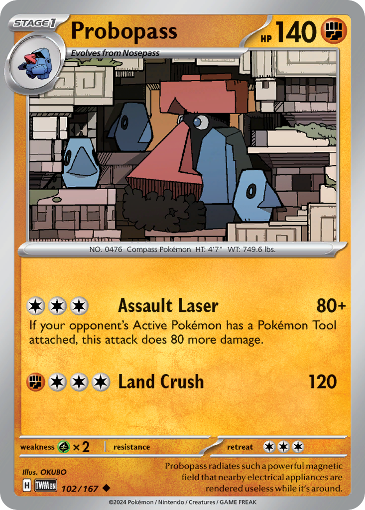 102/167 from Twilight Masquerade Uncommon Pokemon Card