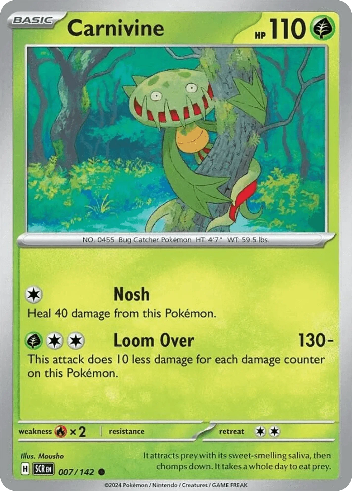 007/142 from Stellar Crown Card List Common Pokemon Card