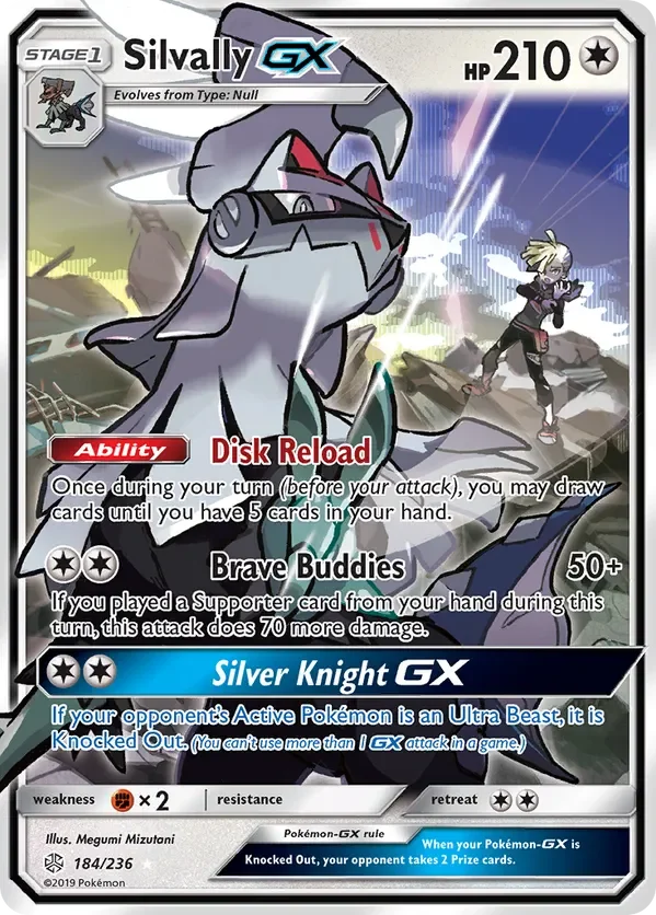 184/236 Silvally GX Ultra Rare Pokemon Card