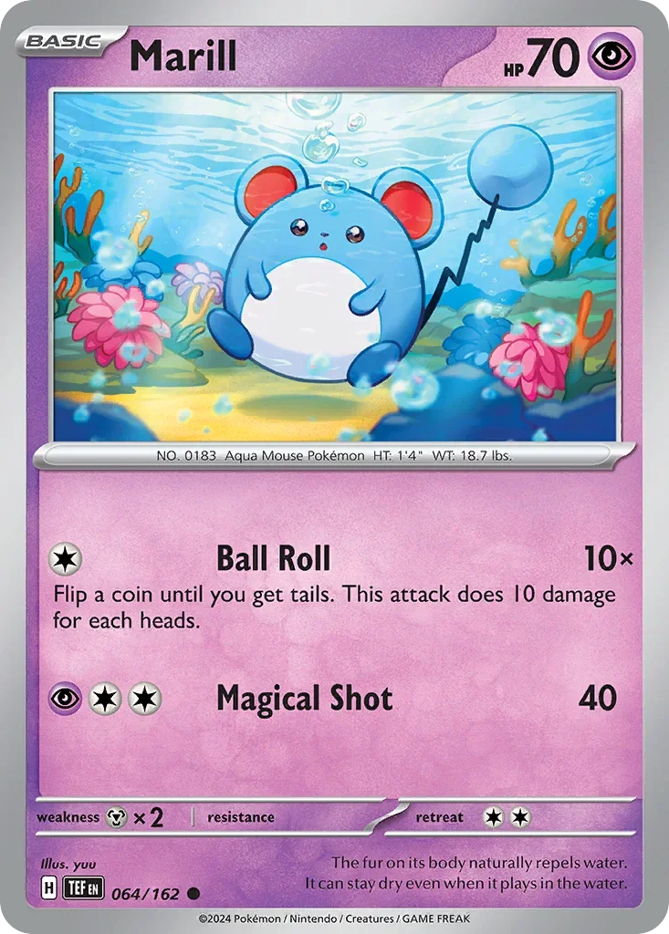 064/162 from Temporal Forces Common Pokemon Card