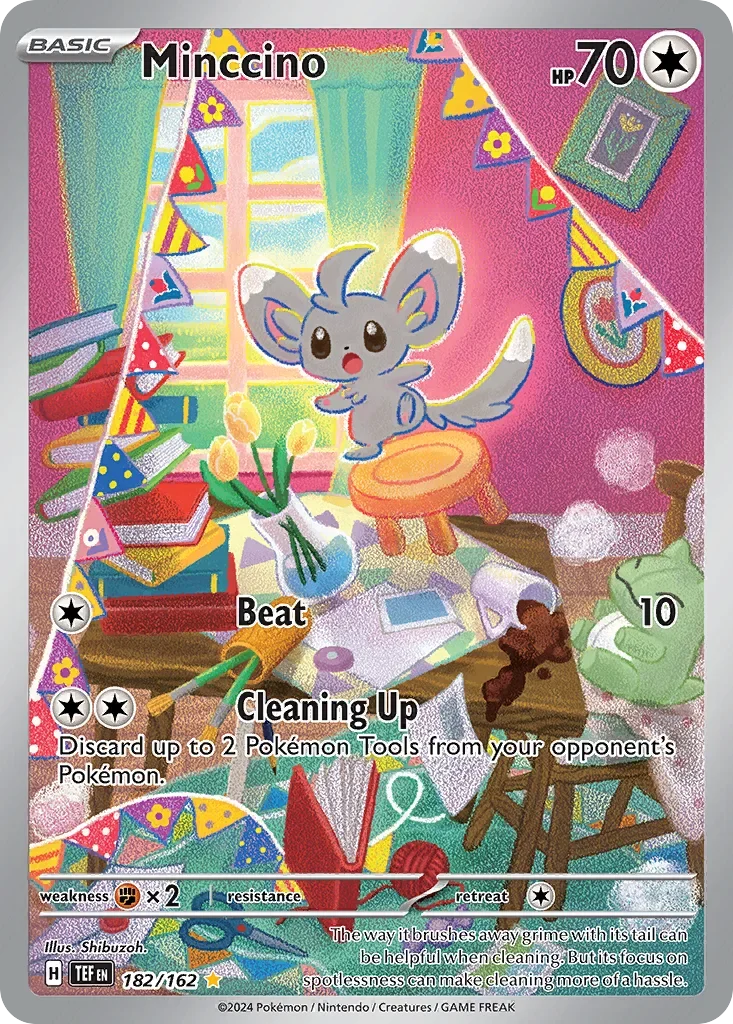 182/162 from Temporal Forces Illustration Rare Pokemon Card
