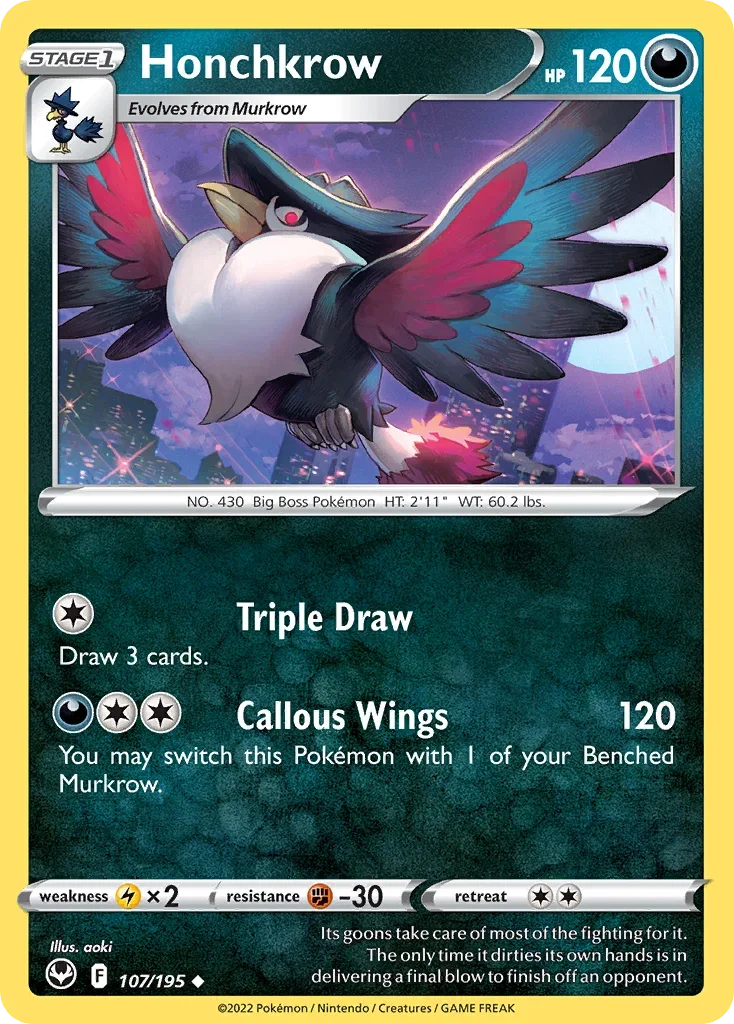 107/195 from Silver Tempest Uncommon Pokemon Card