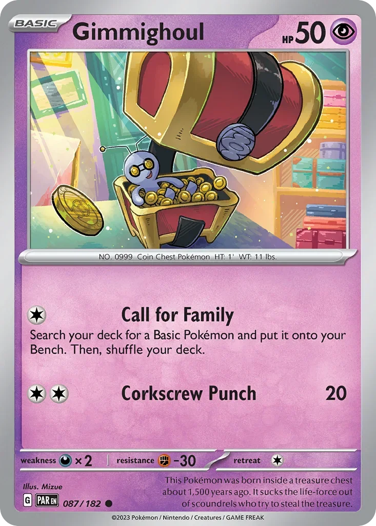 087/182 from Paradox Rift Common Pokemon Card