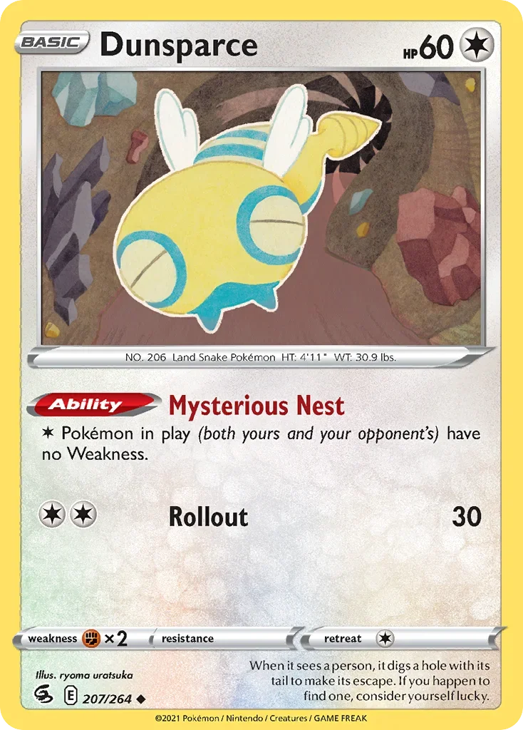 207/264 from Fusion Strike Uncommon Pokemon Card