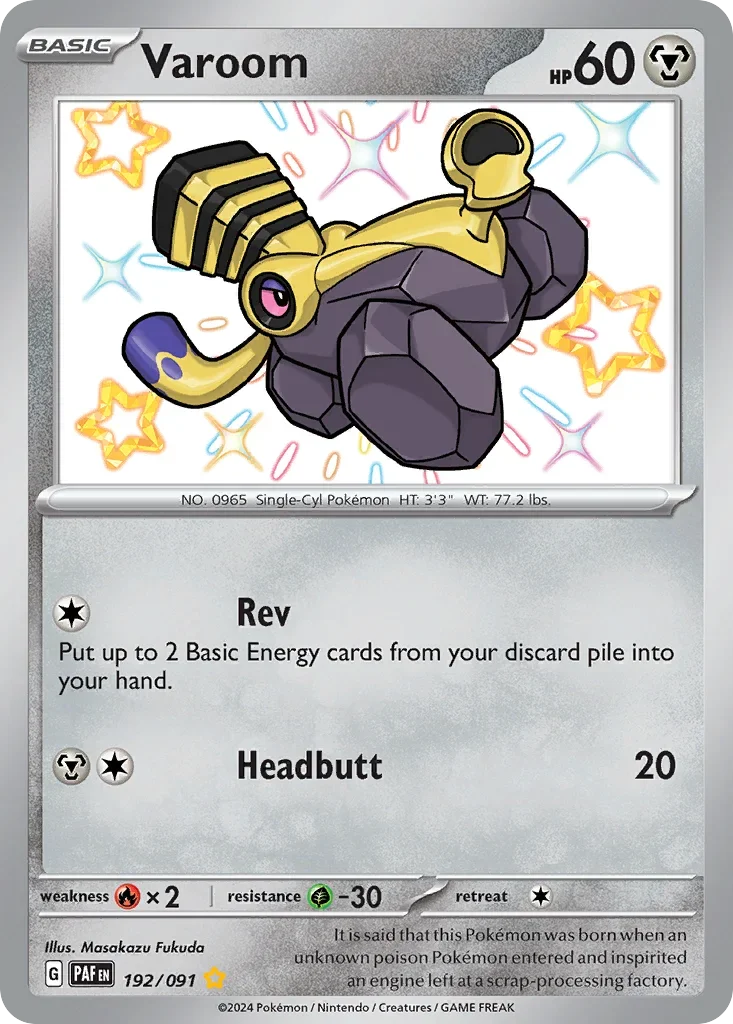 192/091 from Paldean Fates Shiny Rare Pokemon Card