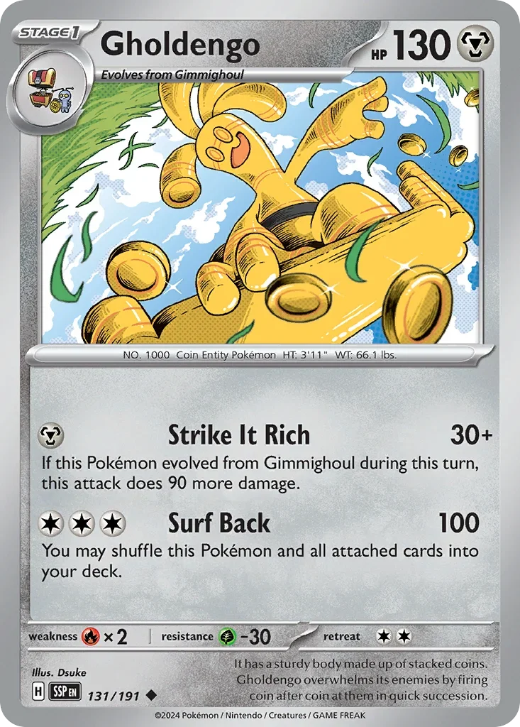131/191 from Surging Sparks Card List Uncommon Pokemon Card