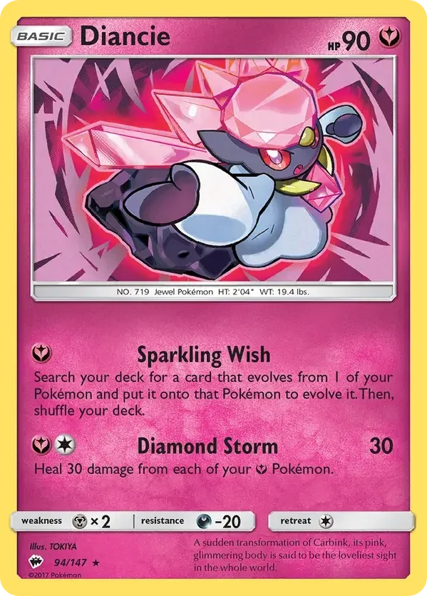 094/147 from Burning Shadows Holo Rare Pokemon Card