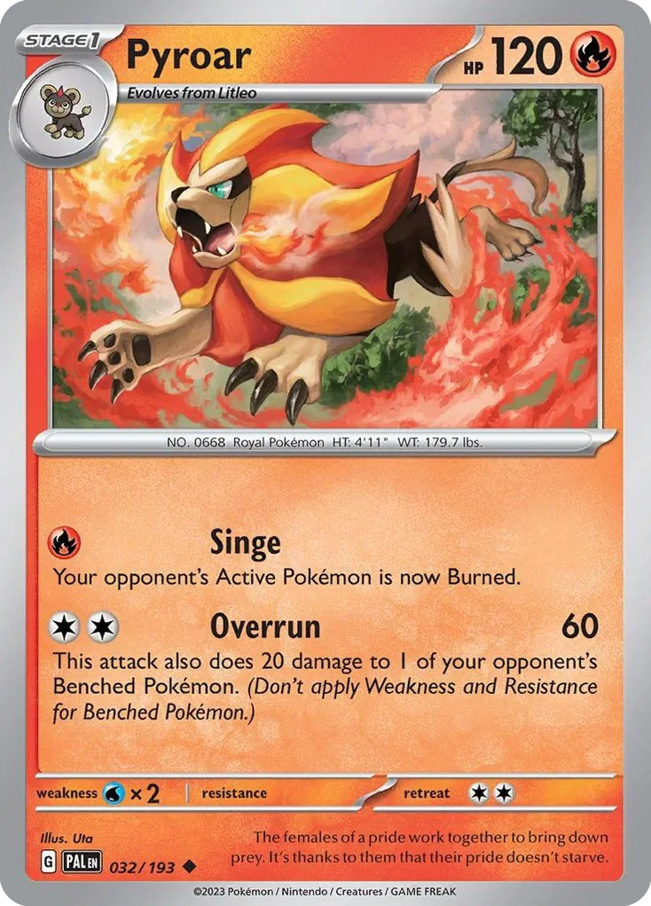 032/193 from Paldea Evolved Uncommon Pokemon Card
