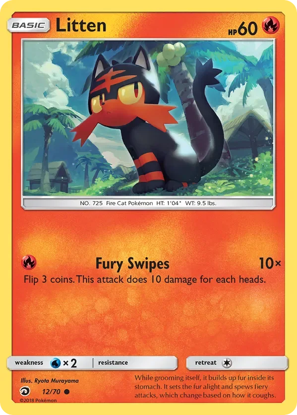 12/70 from Dragon Majesty Common Pokemon Card