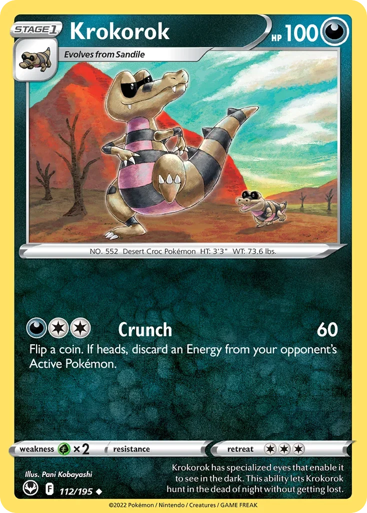 112/195 from Silver Tempest Uncommon Pokemon Card