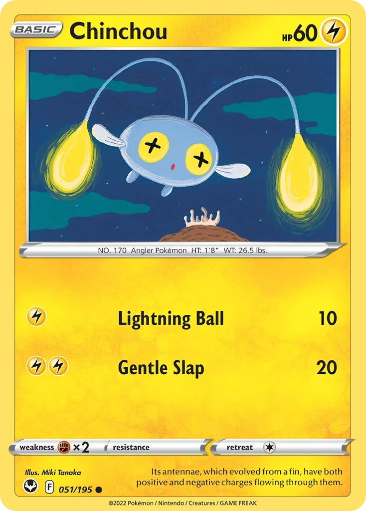051/195 from Silver Tempest Common Pokemon Card