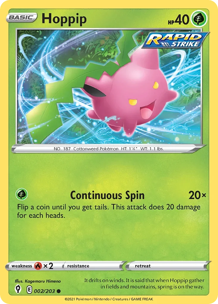 002/203 from Evolving Skies Common Pokemon Card