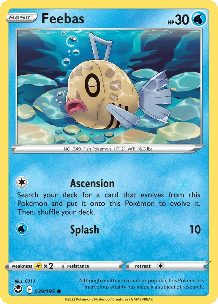 039/195 from Silver Tempest Common Pokemon Card