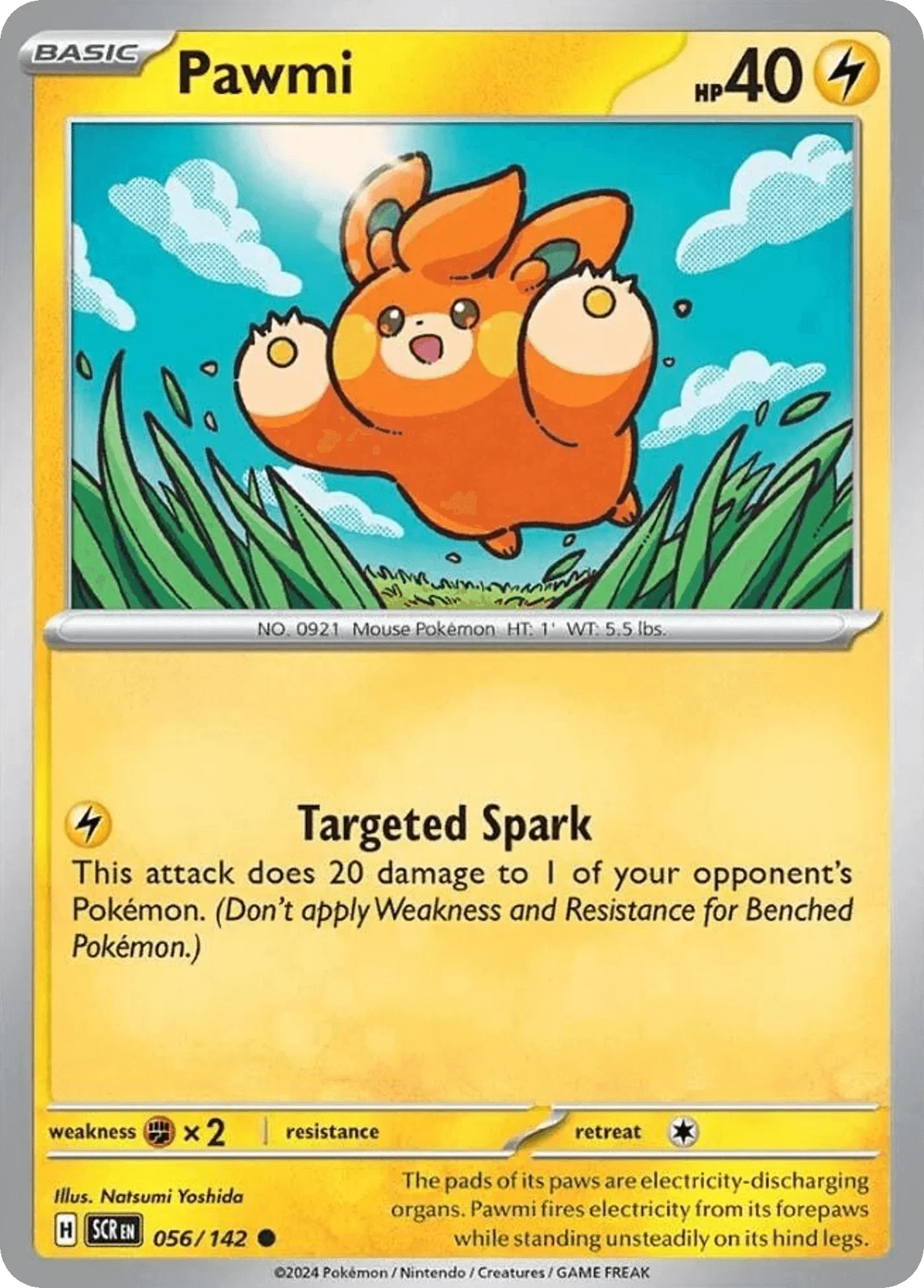 056/142 from Stellar Crown Card List Common Pokemon Card