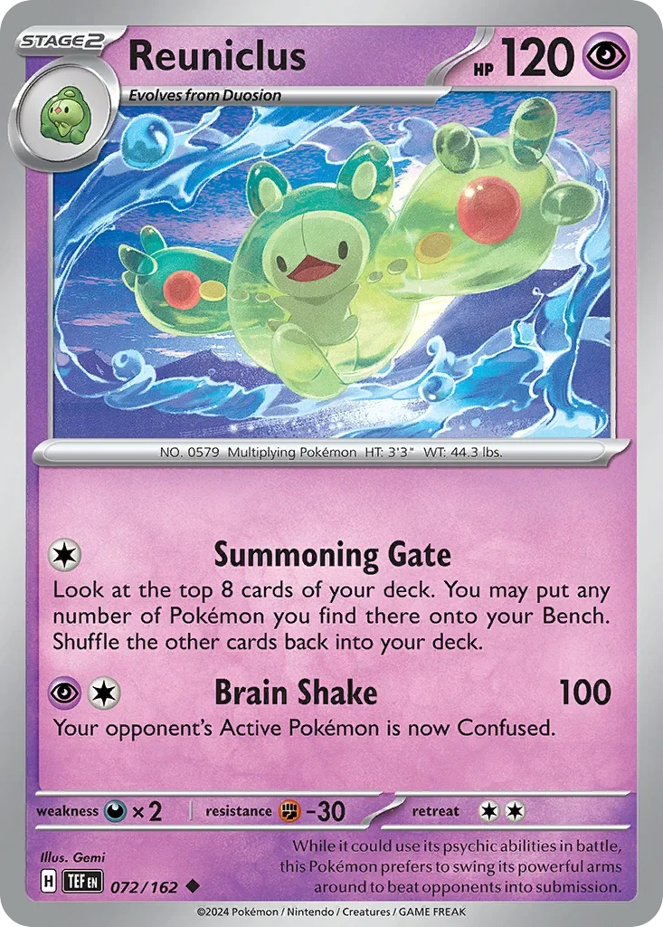 072/162 from Temporal Forces Uncommon Pokemon Card