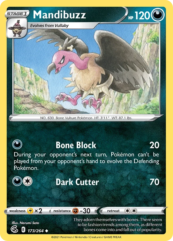 173/264 from Fusion Strike Uncommon Pokemon Card