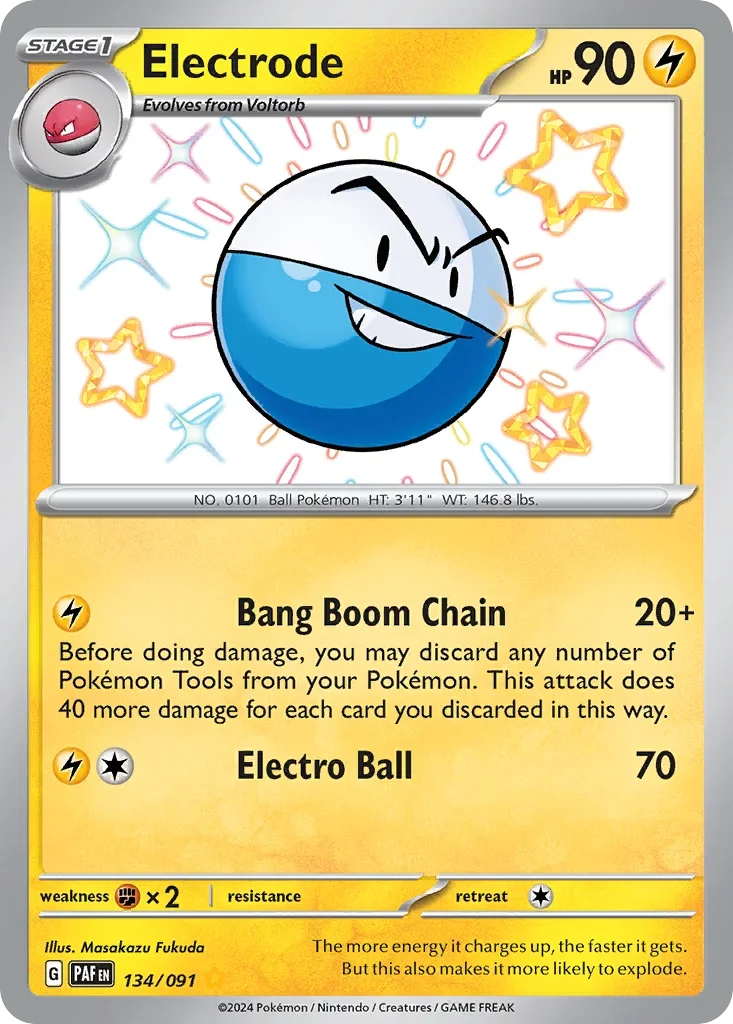 134/091 from Paldean Fates Shiny Rare Pokemon Card