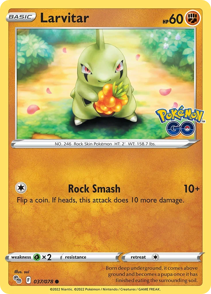 037/078 from Pokemon GO Common Pokemon Card