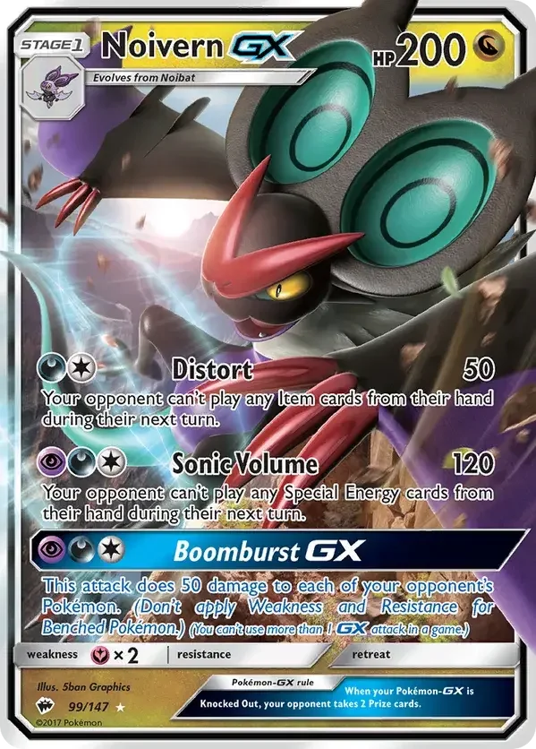 099/147 from Burning Shadows Ultra Rare Pokemon Card