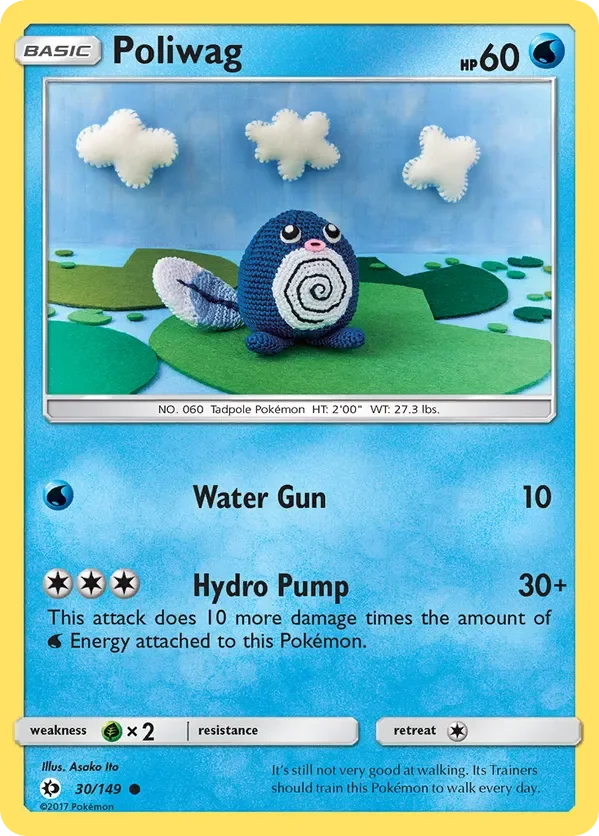30/149 from Sun & Moon Base Common Pokemon Card