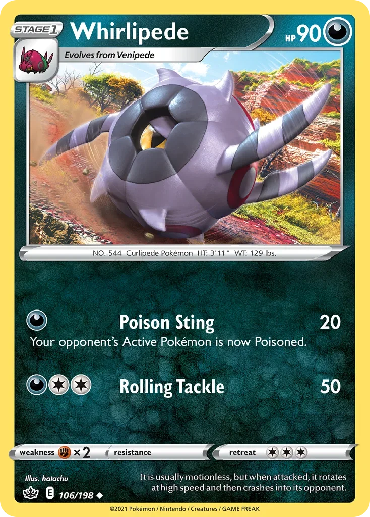 106/198 from Chilling Reign Uncommon Pokemon Card