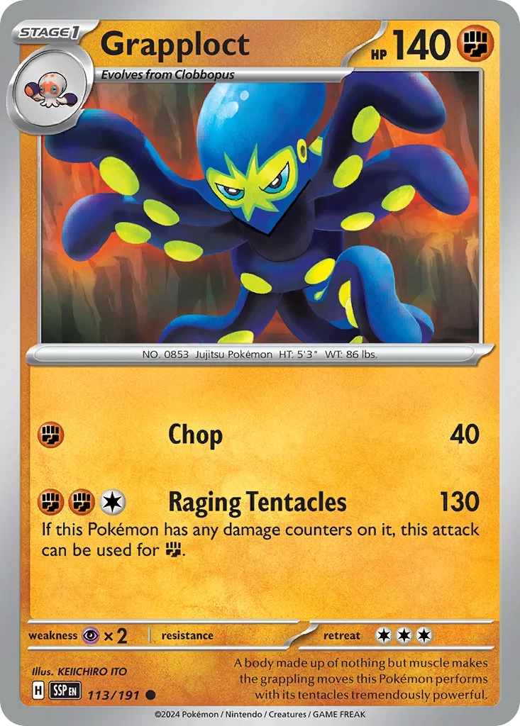 113/191 from Surging Sparks Card List Common Pokemon Card