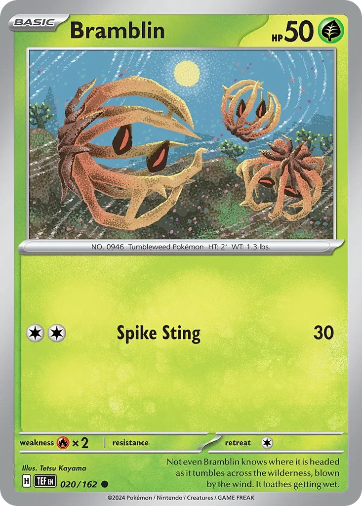 020/162 from Temporal Forces Card List Common Pokemon Card