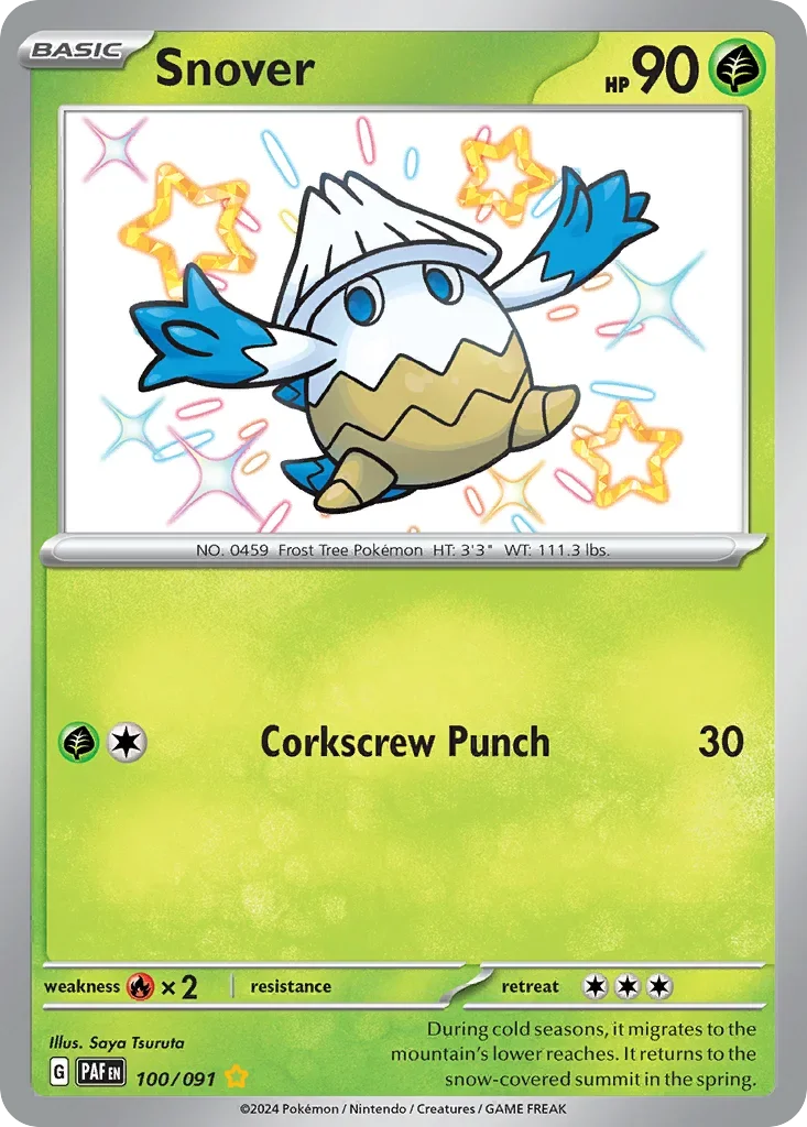 100/091 from Paldean Fates Shiny Rare Pokemon Card