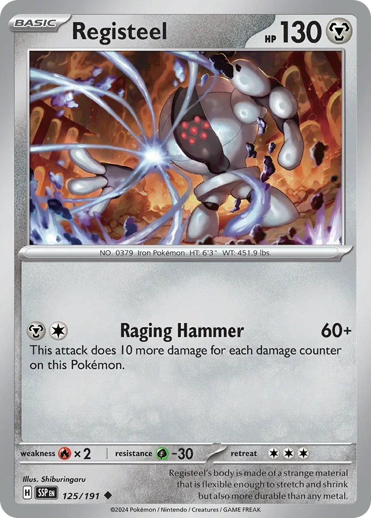 125/191 from Surging Sparks Card List Uncommon Pokemon Card